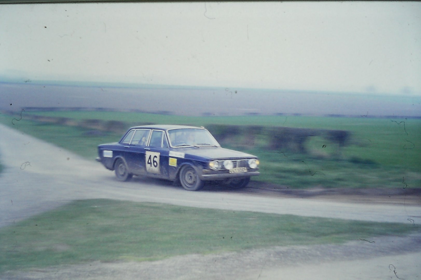 David Carbert driving and Colin Barnes navigating.
