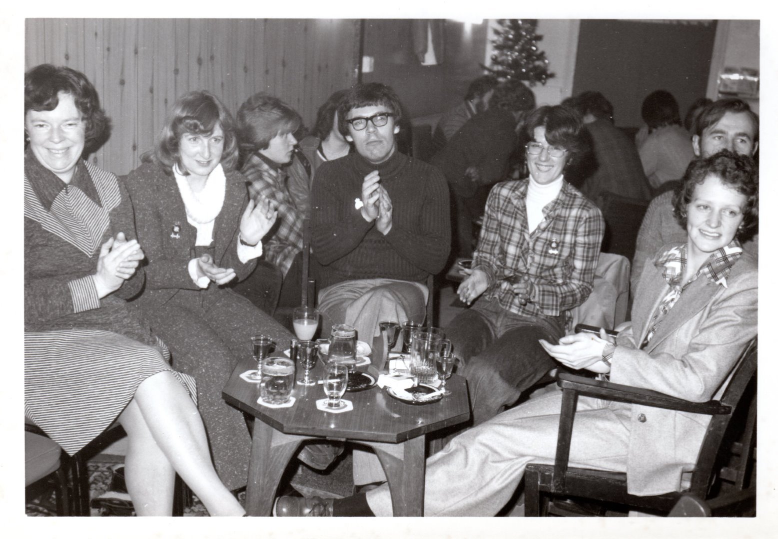 From L to R:- Irene Barnes, Linda and Fred Harris, Janice and Tony Stace.