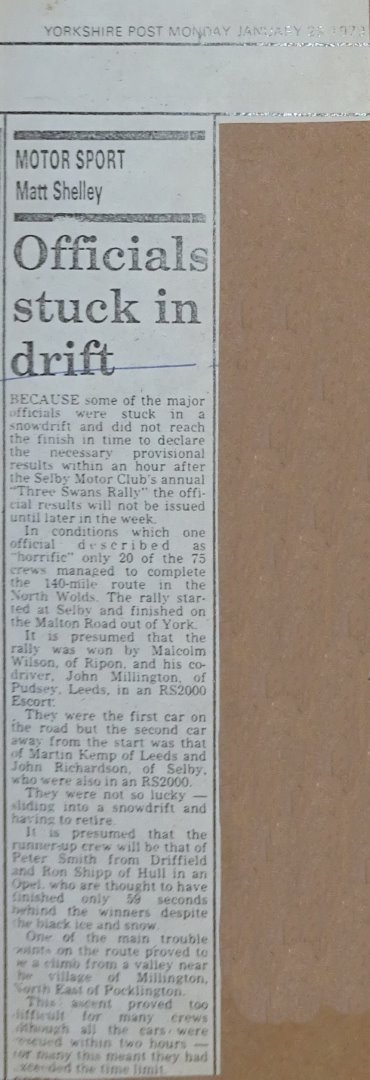 Selby and District Motor Club