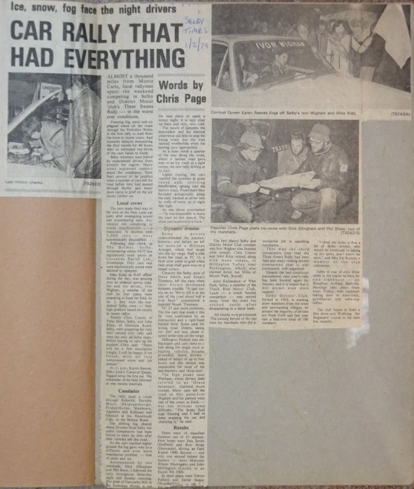 Selby and District Motor Club