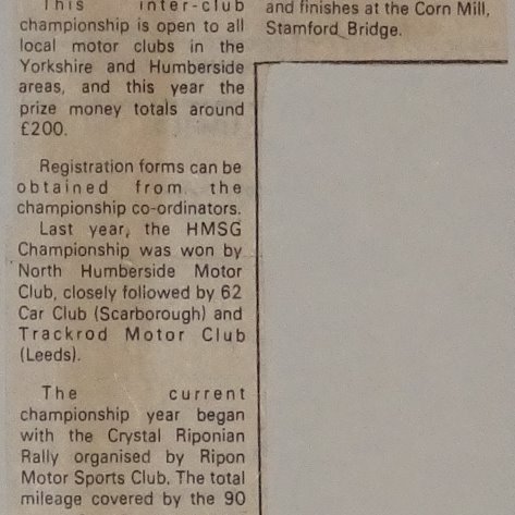 Selby and District Motor Club