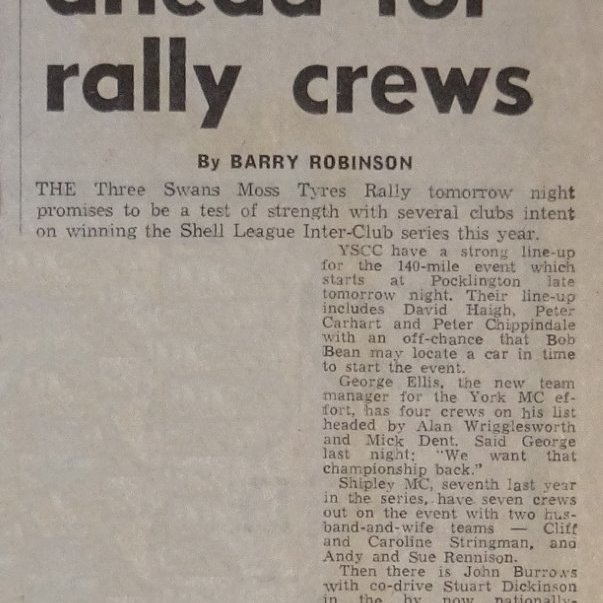 Selby and District Motor Club