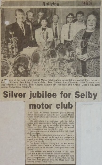 Selby and District Motor Club