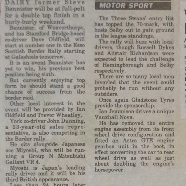 Selby and District Motor Club