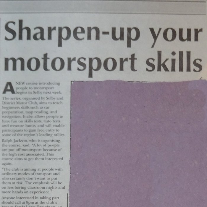 Selby and District Motor Club