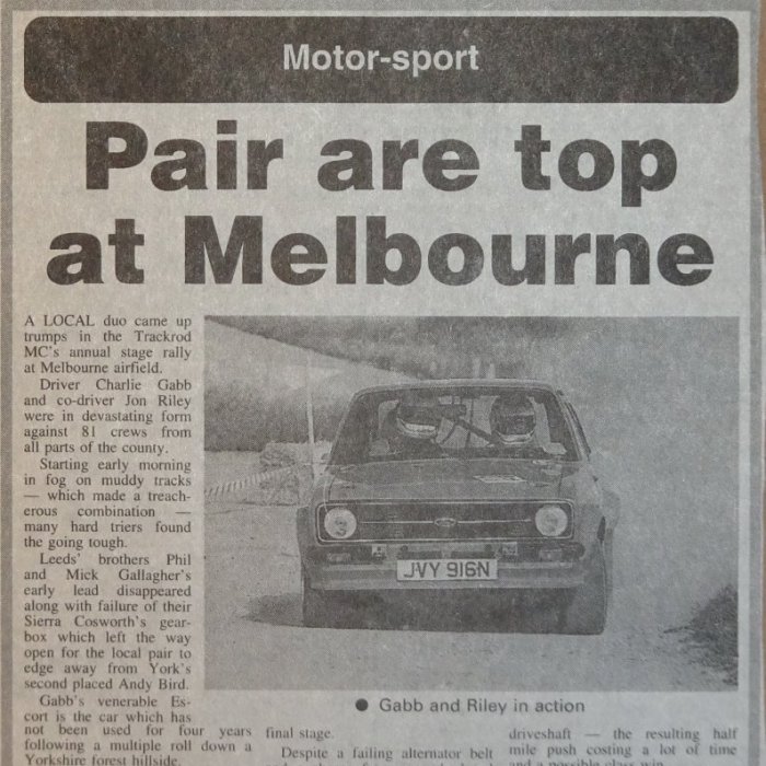 Selby and District Motor Club