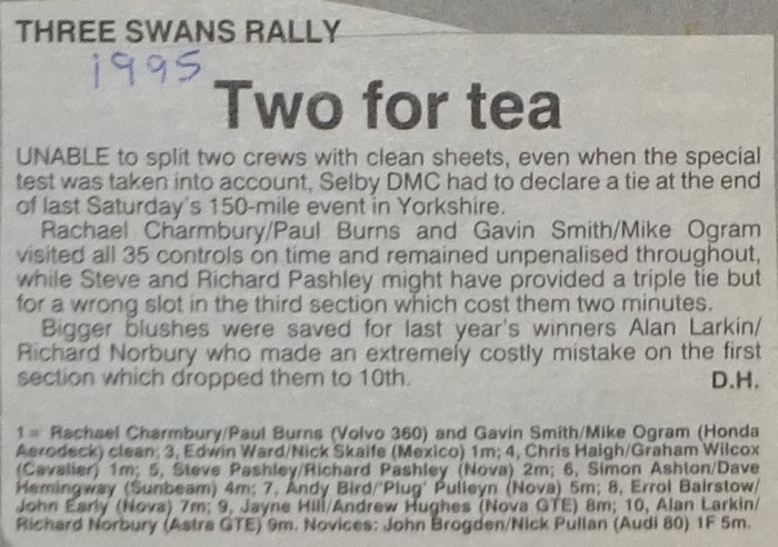 Selby and District Motor Club